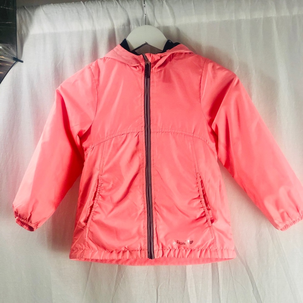 🌈5/$20 OshKosh pink hooded coat
